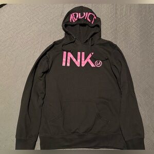 Ink Addict size medium Hoodie *like new *